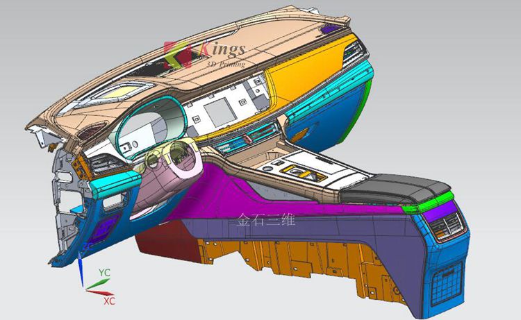 深挖兩年，秋平模型借助金石3D打印機崛起為重慶汽車手板之最