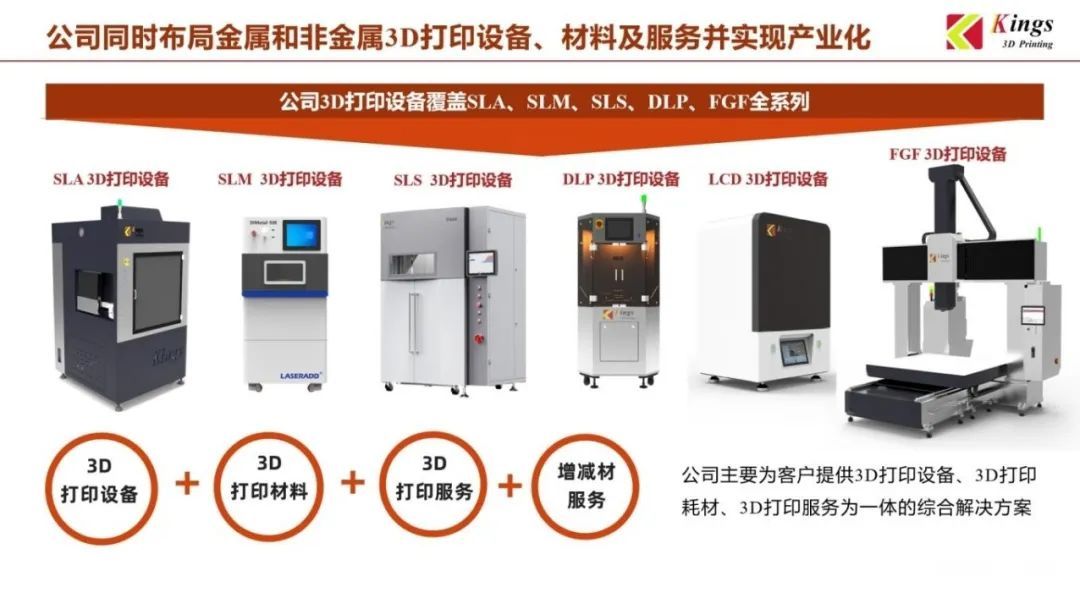 金石三維：全國19個生產(chǎn)基地，超1000臺3D打印設(shè)備